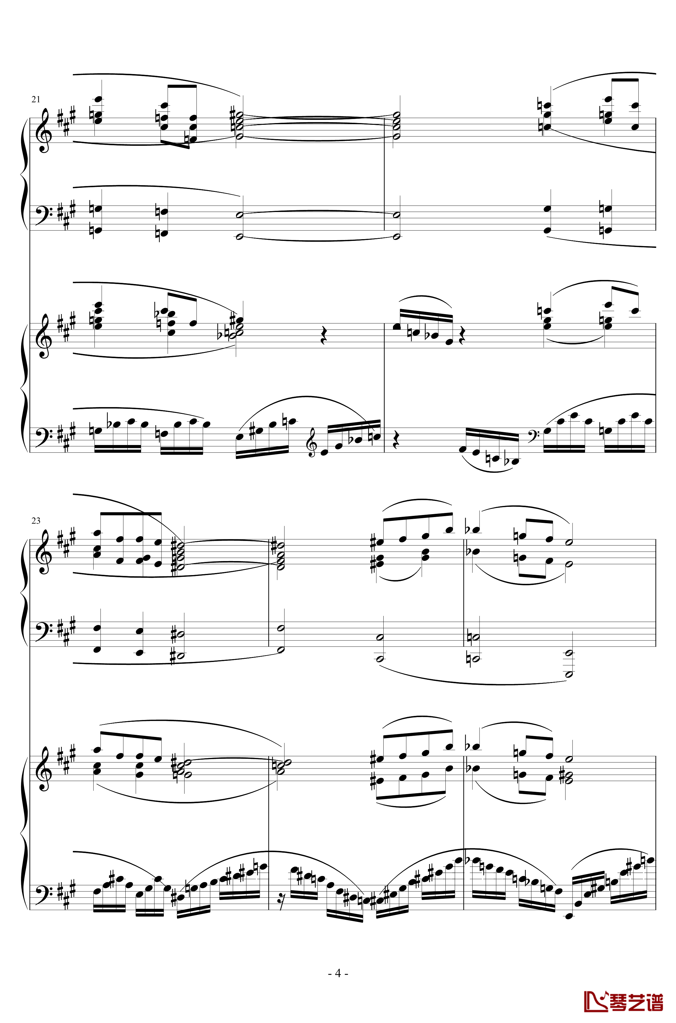 Piano Concerto No.6 in sharp F Minor Op.57 I.钢琴谱-一个球4