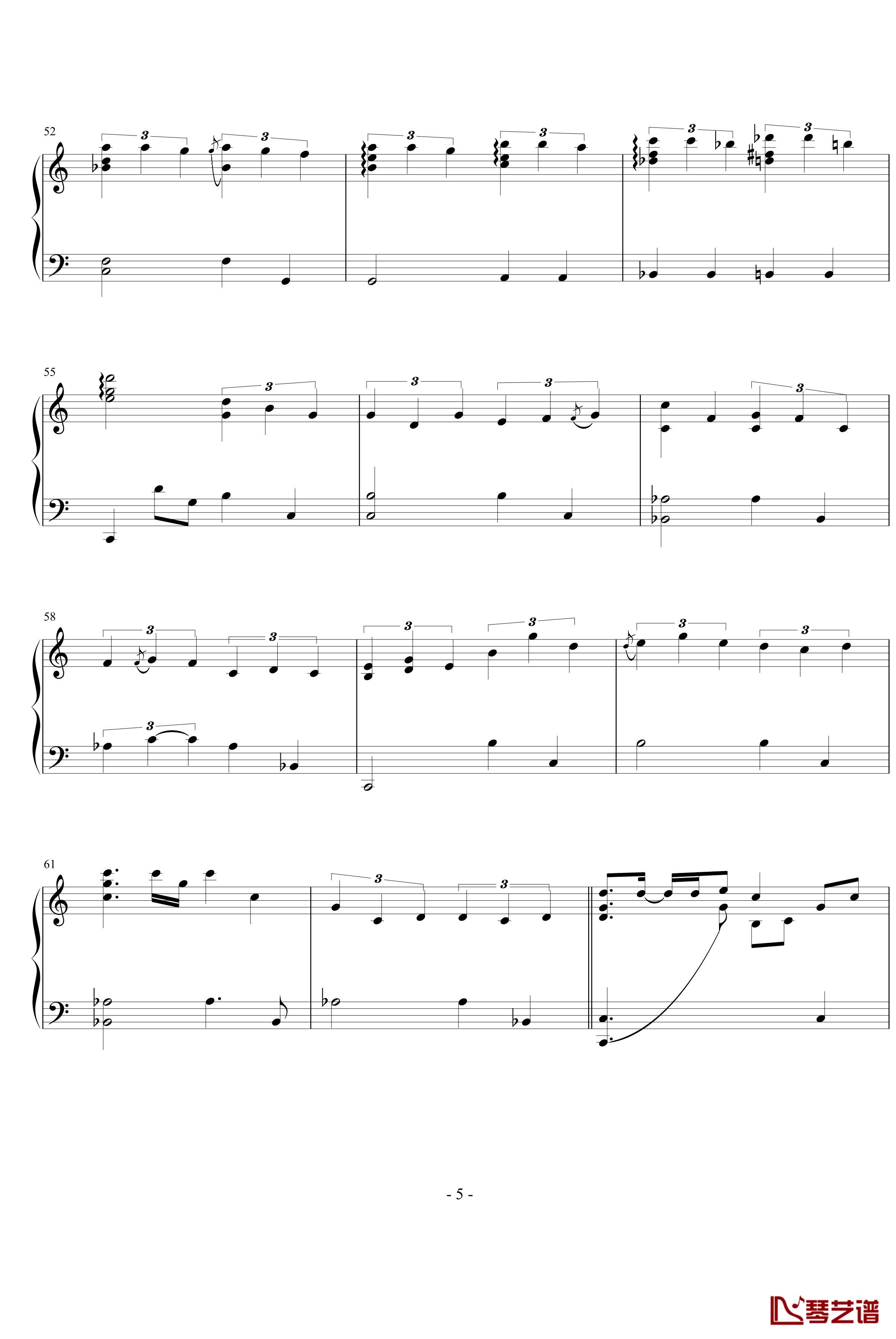 Sky钢琴谱-Yiruma5