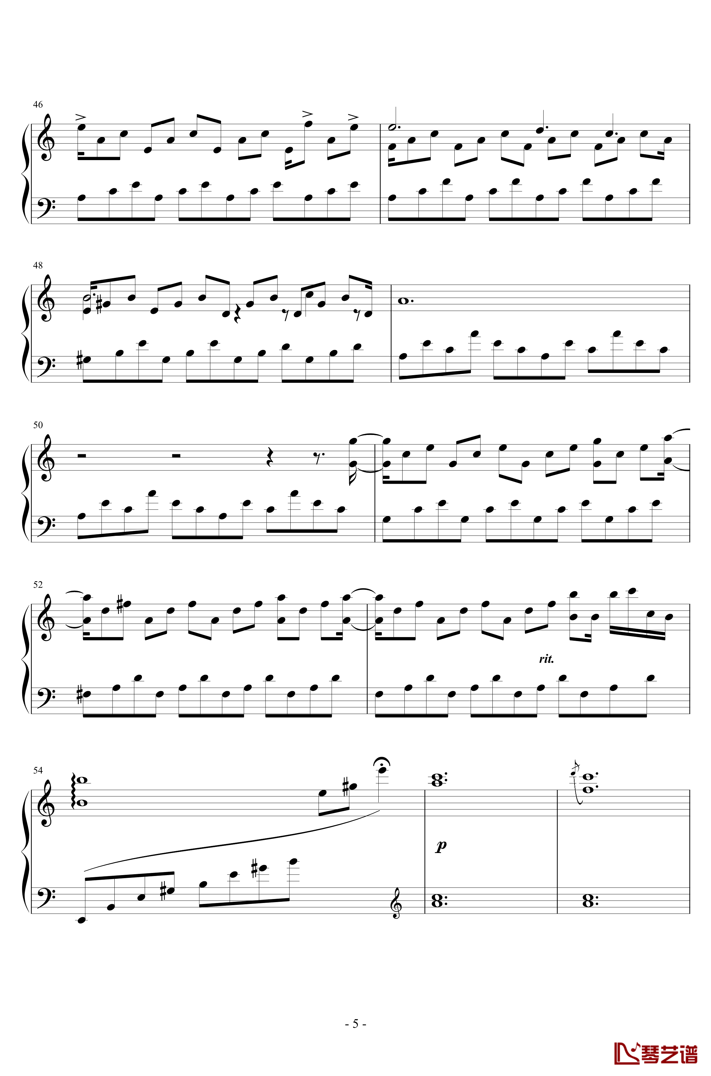 Nocturne in a Minor钢琴谱-Chad Lawson5