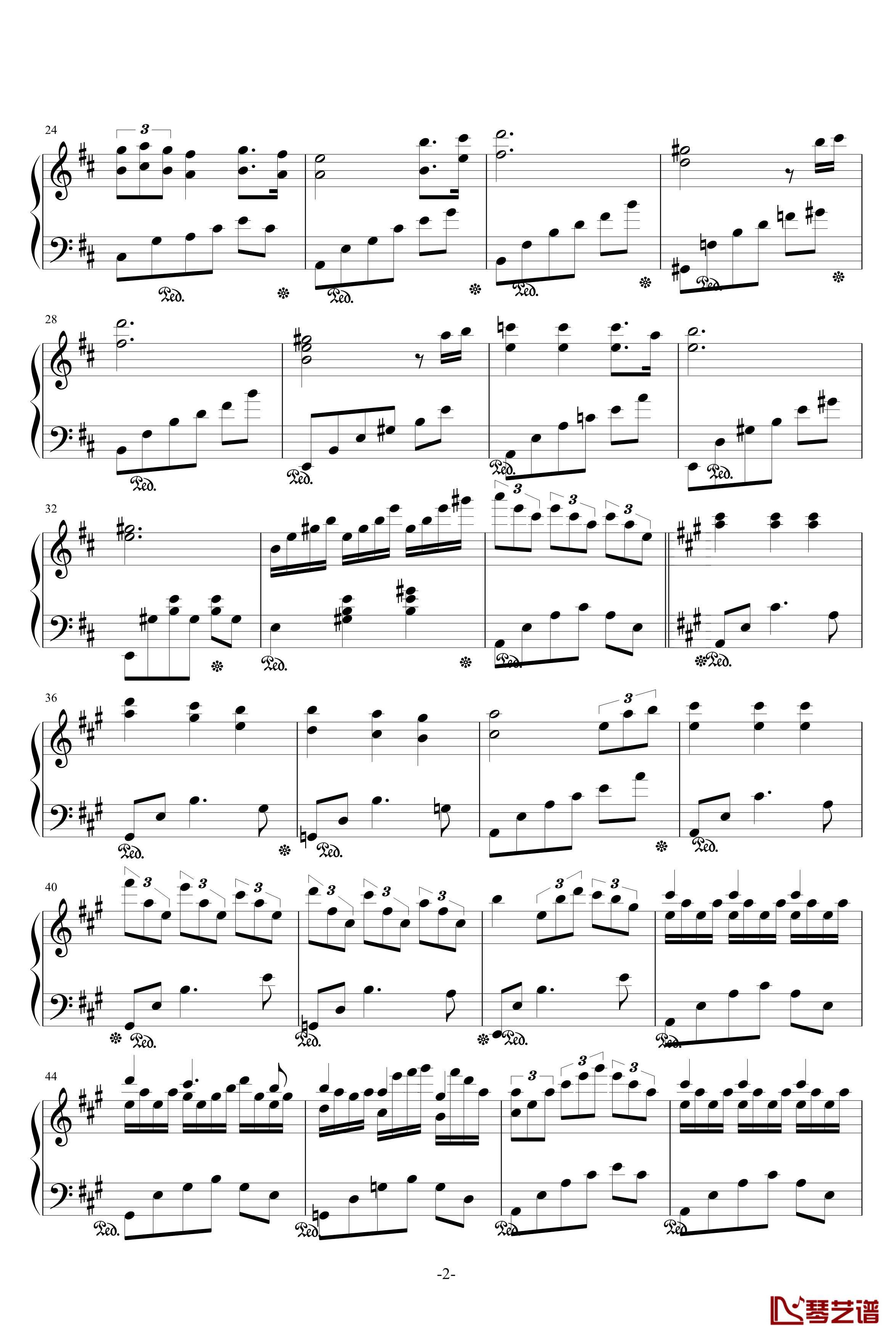 旋转钢琴谱-天心琴2