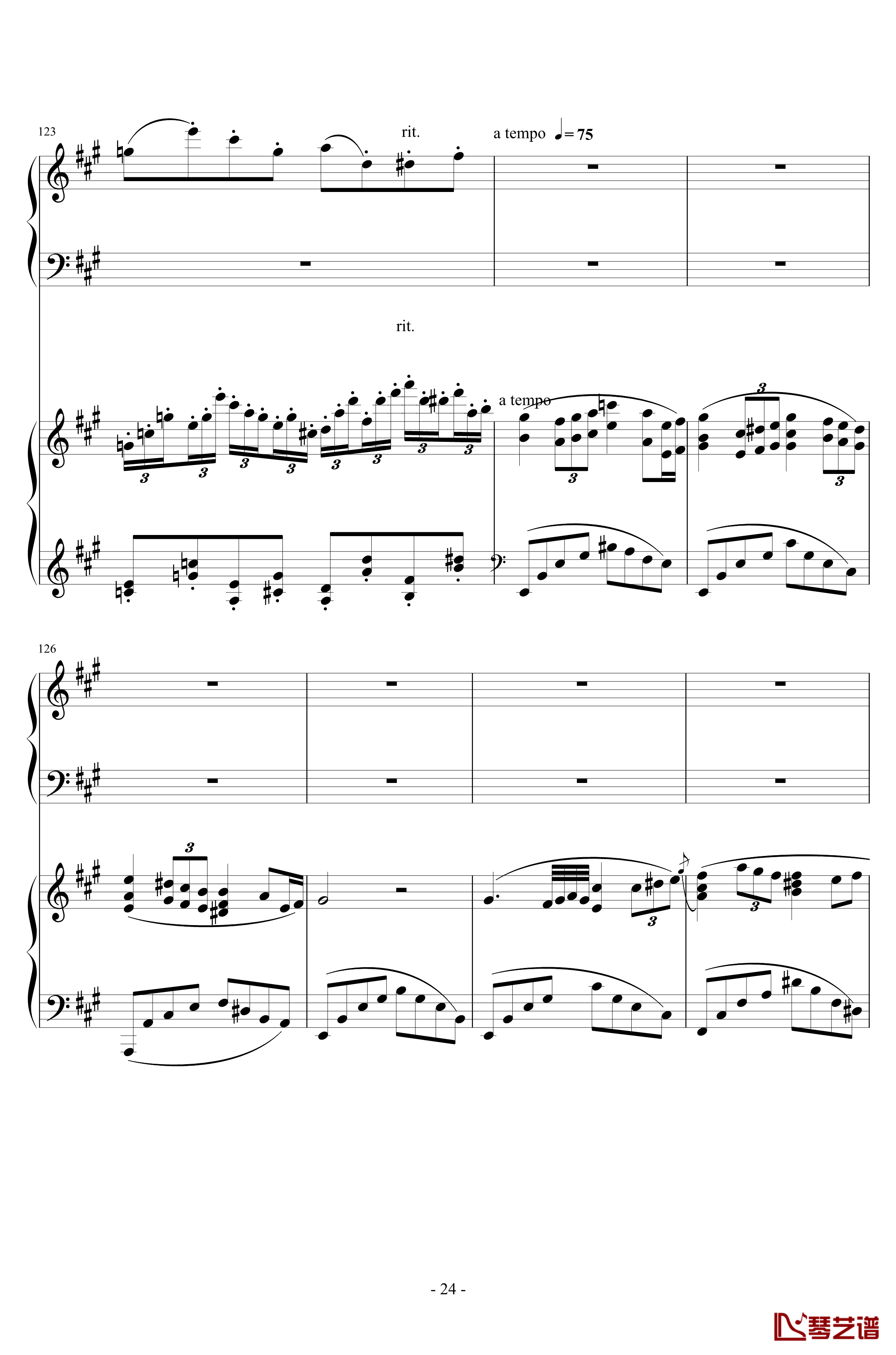 Piano Concerto No.6 in sharp F Minor Op.57 I.钢琴谱-一个球24