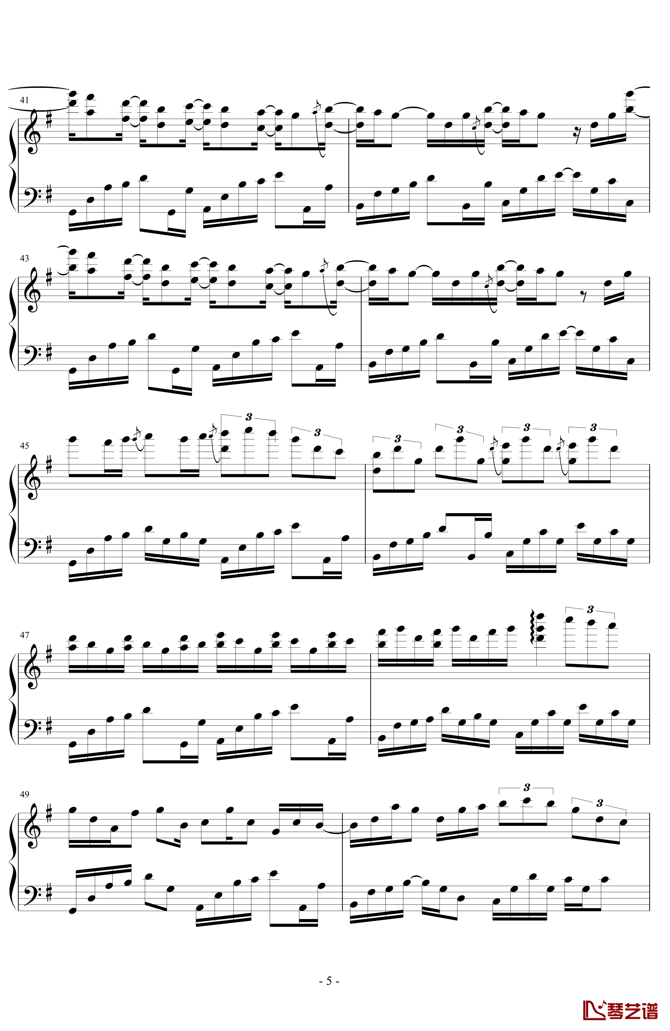Its your day钢琴谱-Live-Yiruma5