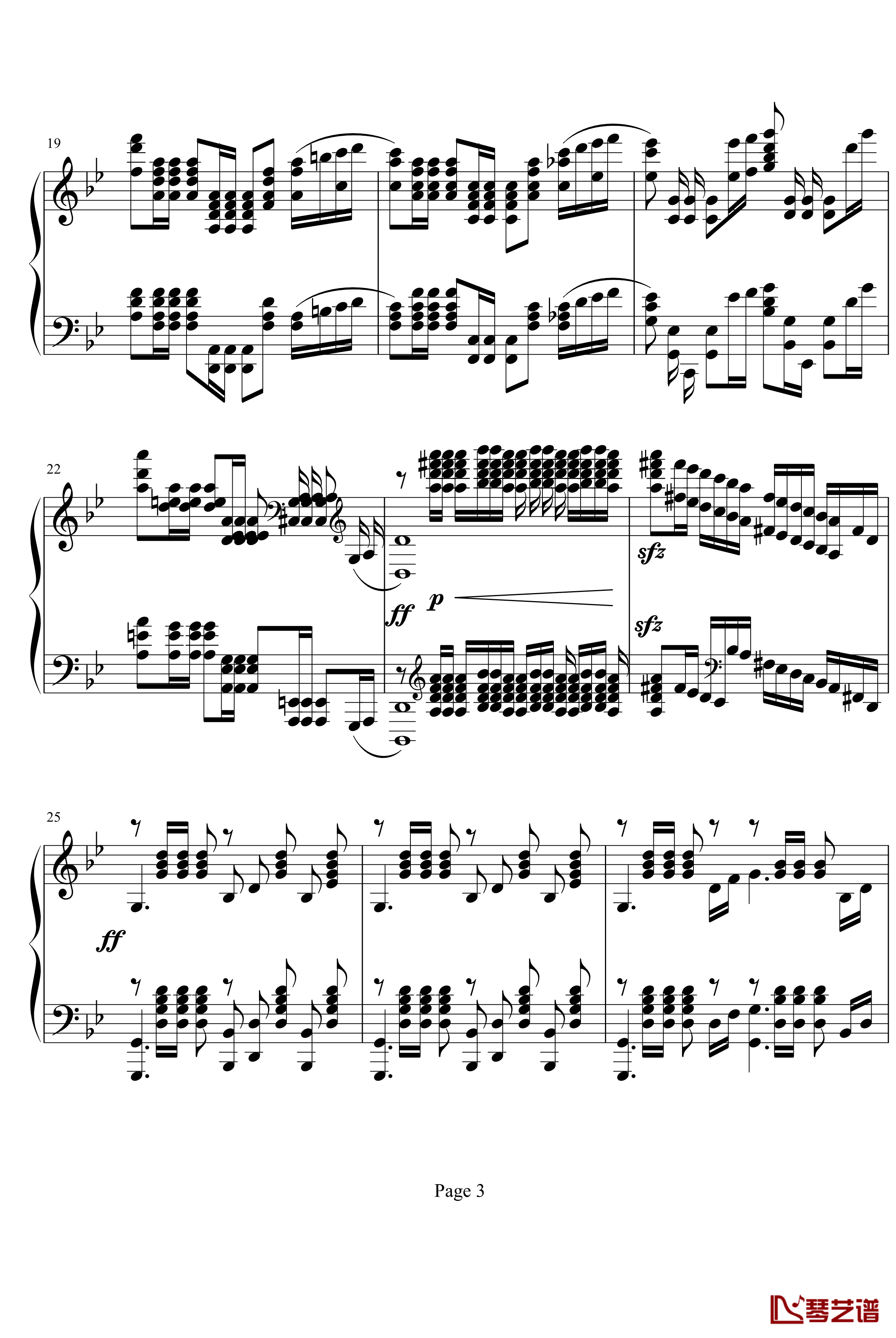  G小调前奏曲.op.23 No.5钢琴谱-拉赫马尼若夫-Rachmaninoff3