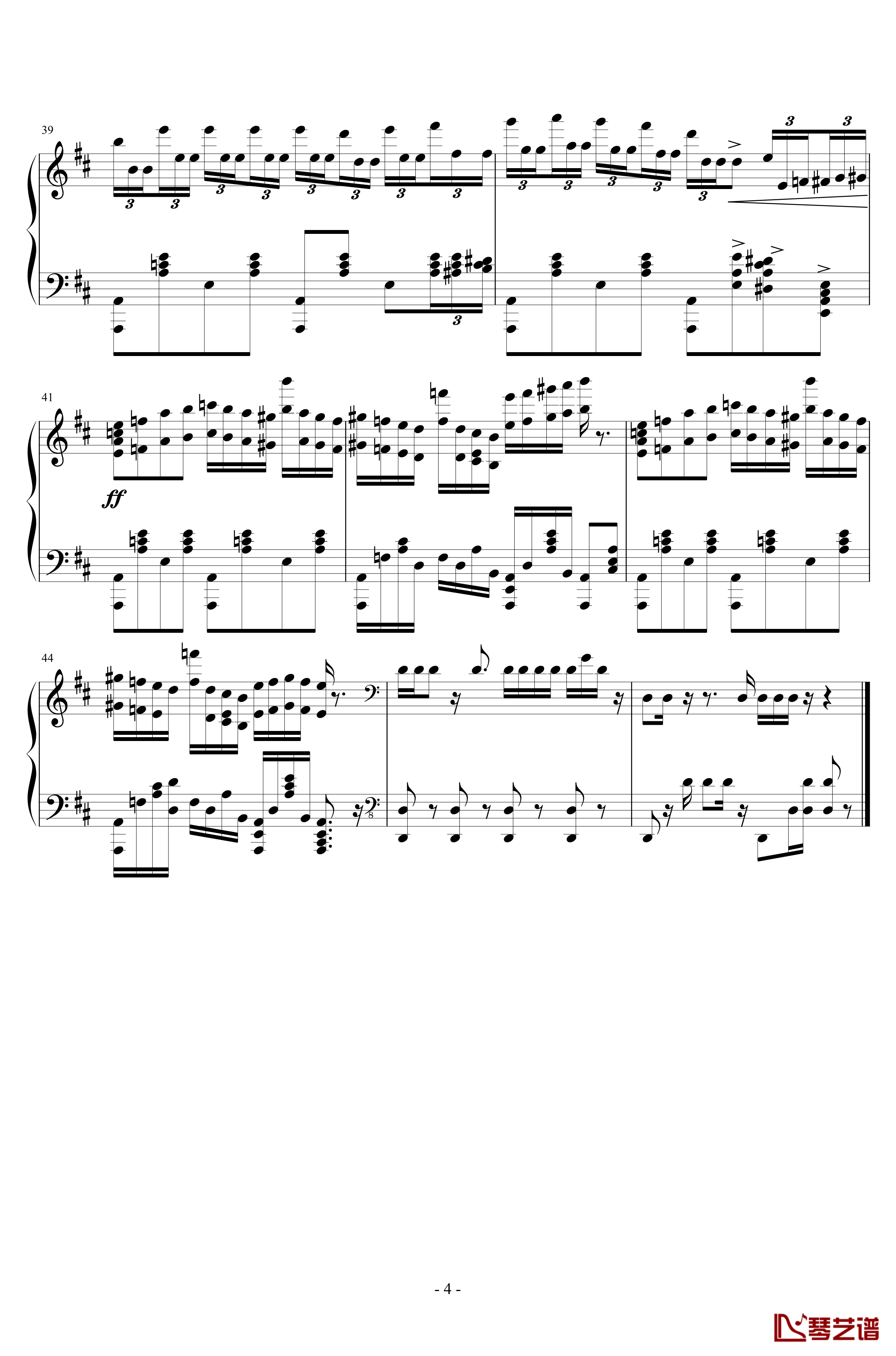 Op.1 Etude 2“最古の都”钢琴谱-Fate/Grand Order-mJAT4
