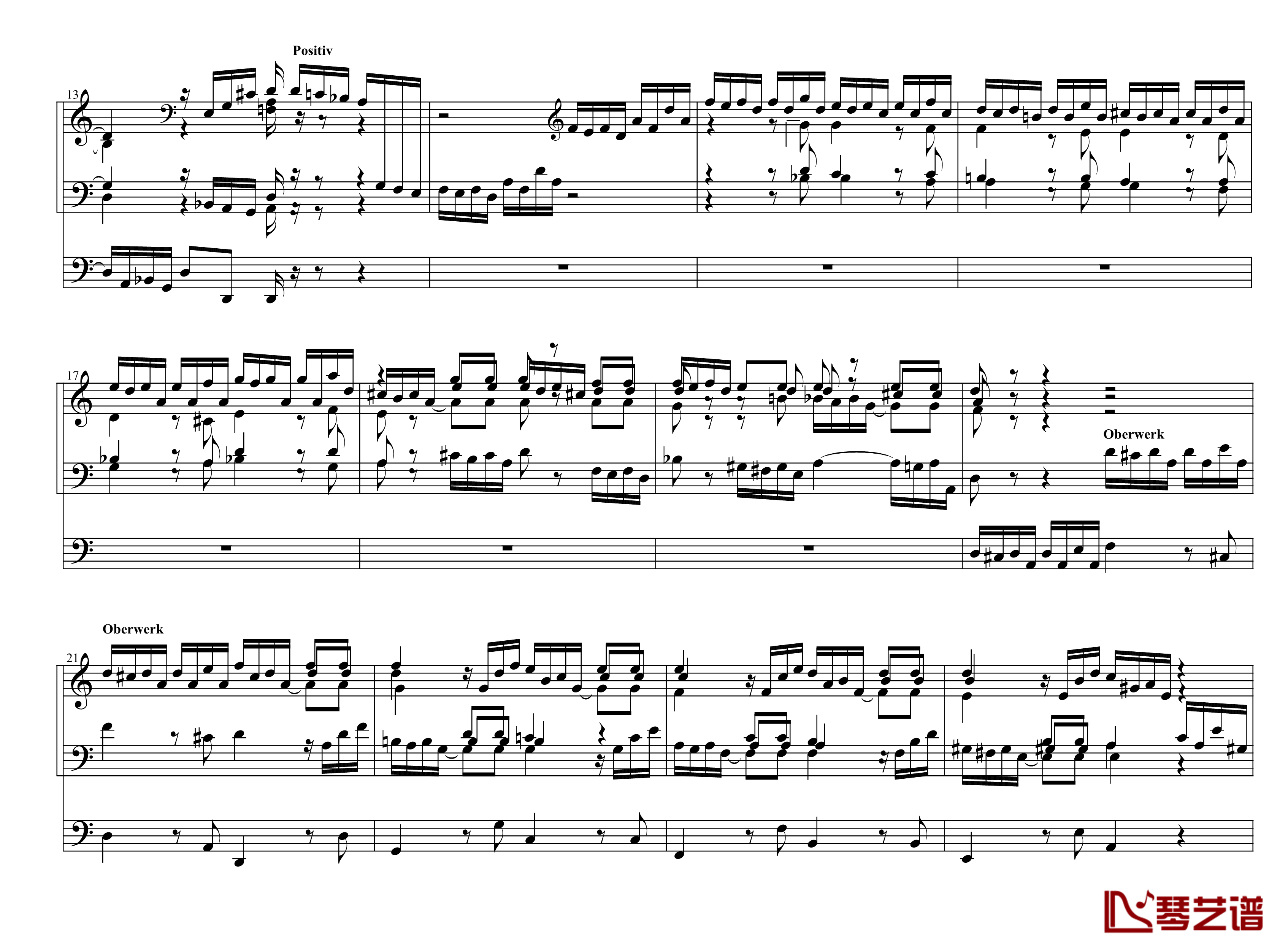 d小调托卡塔  BWV538钢琴谱-巴赫-P.E.Bach2