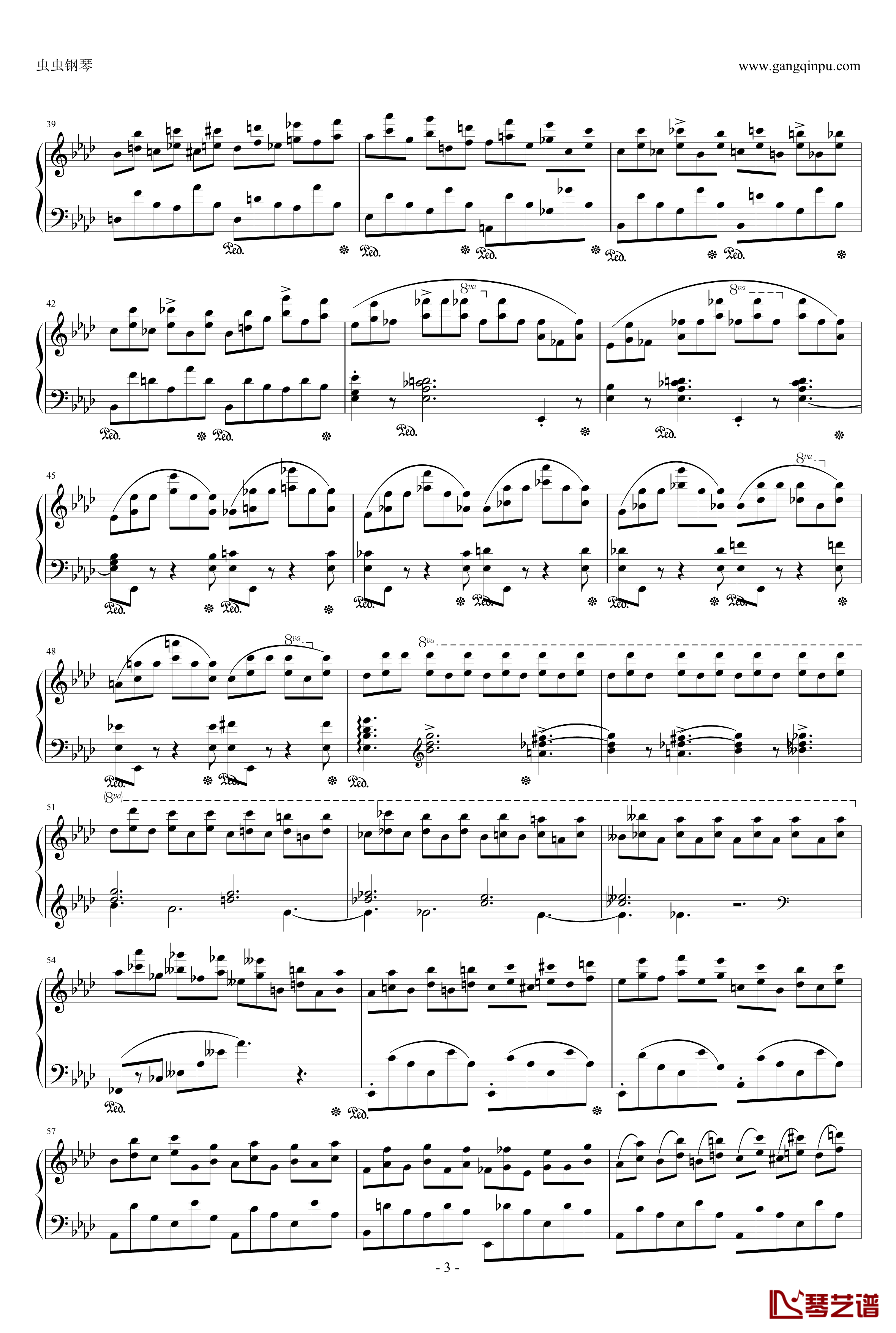 练习曲Op.10 Nr.10钢琴谱-肖邦-chopin3