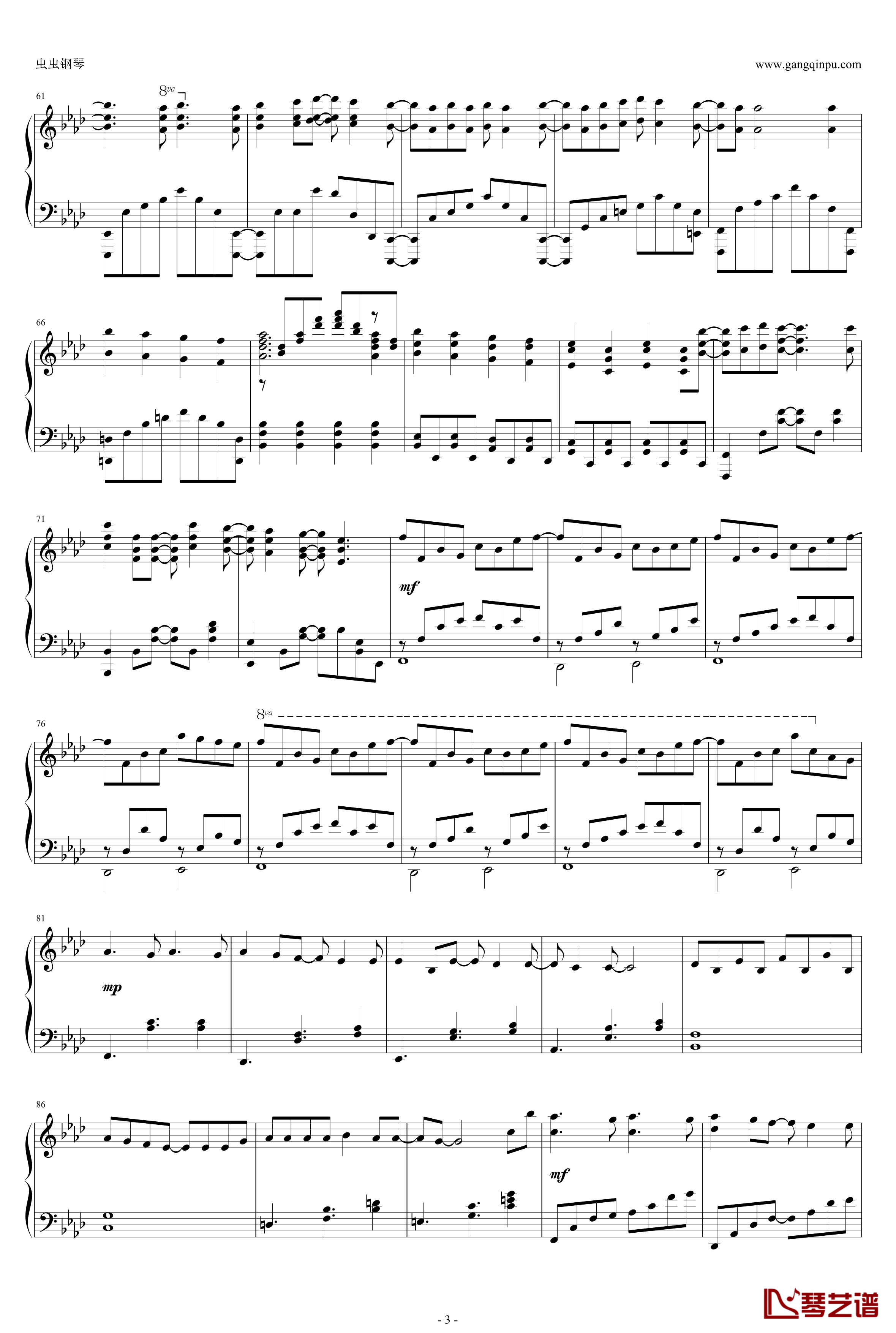 Rising Hope钢琴谱-LiSA-魔劣OP1-魔法科高校的劣等生3