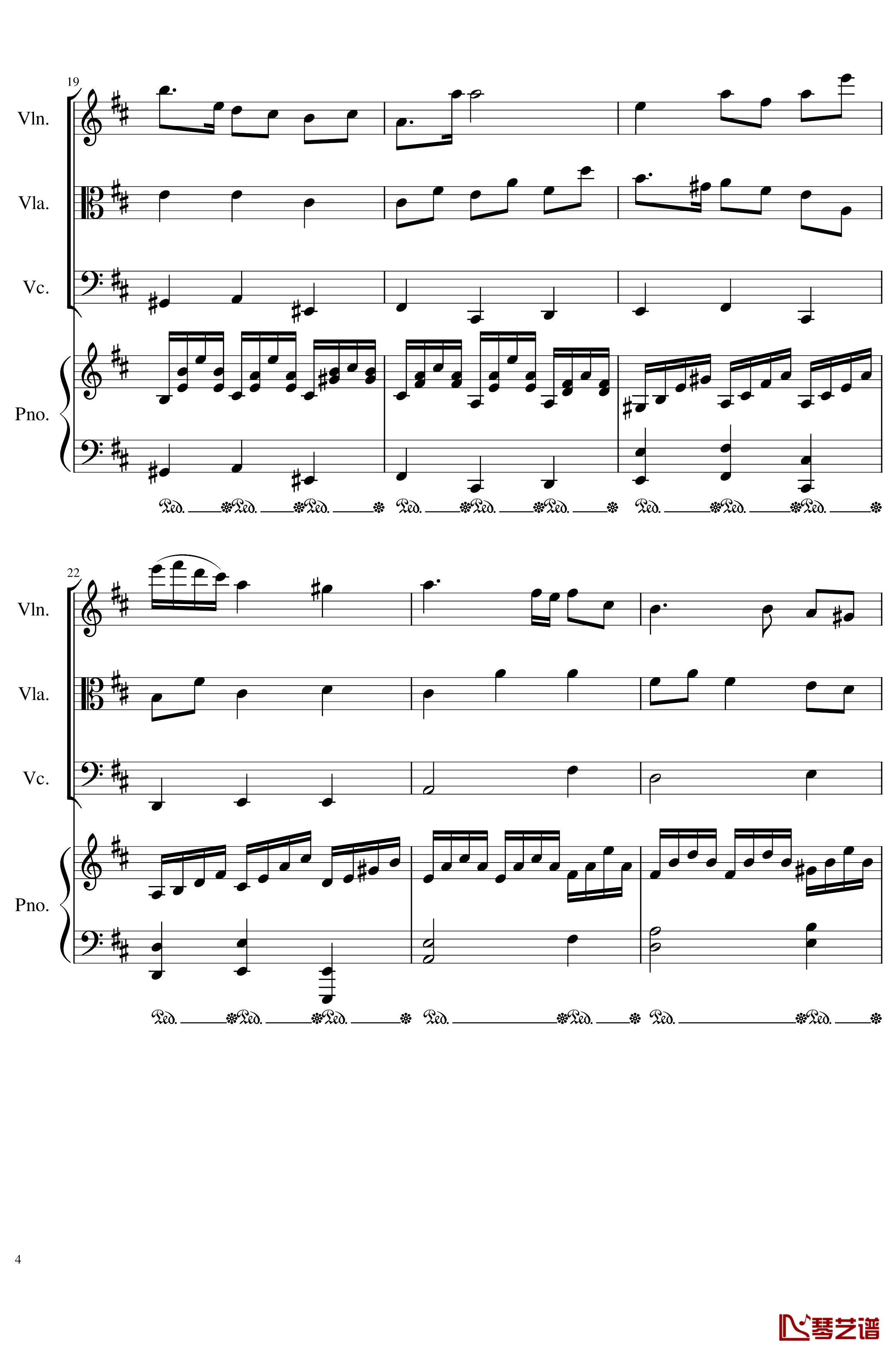Autumn Song Op.111b钢琴谱-一个球4