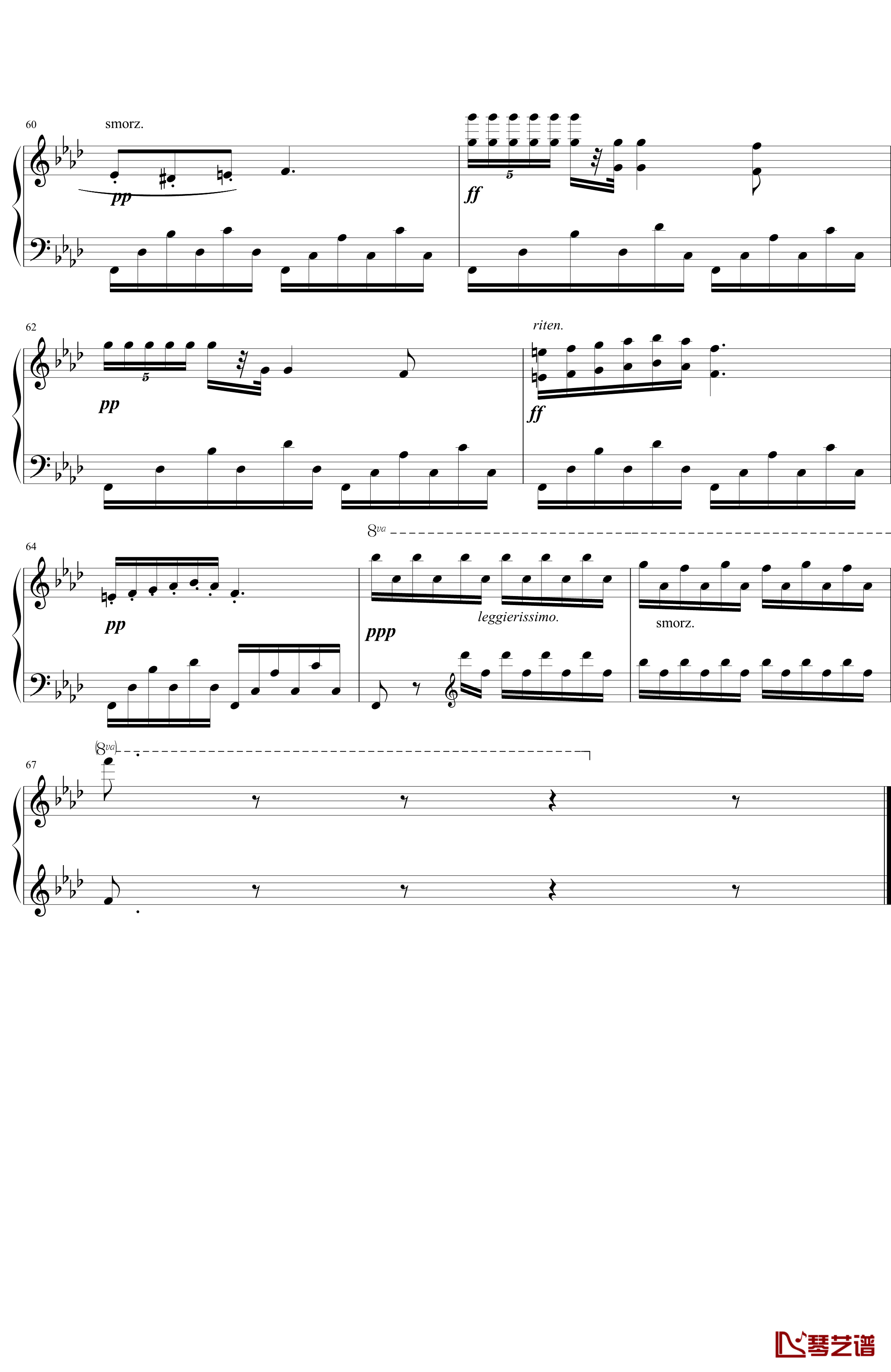 肖邦练习曲Op10钢琴谱-Nr9-肖邦-chopin5