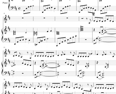旋木钢琴谱-伴奏-王菲