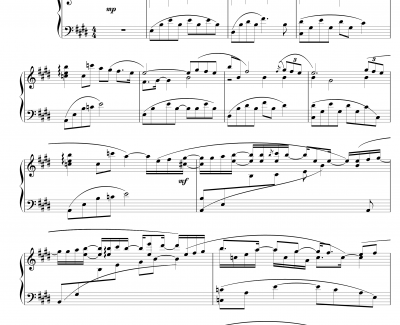 Beloved钢琴谱-心之所爱-Yiruma