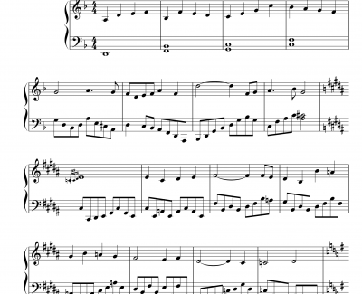 新版间之楔钢琴谱-潘洛洛-钢琴片尾曲