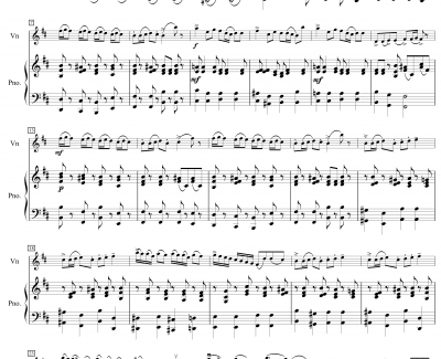 Concerto for Violin in B minor钢琴谱-奧斯卡·雷丁