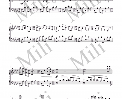 Ephemeral Full Version钢琴谱-Mili