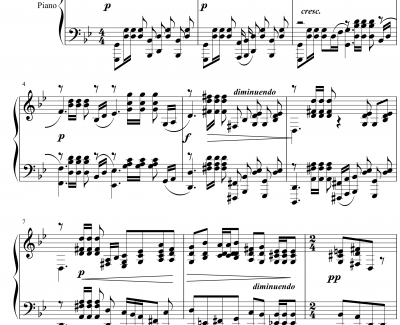  G小调前奏曲.op.23 No.5钢琴谱-拉赫马尼若夫-Rachmaninoff