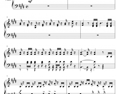 威廉·退尔序曲钢琴谱-罗西尼