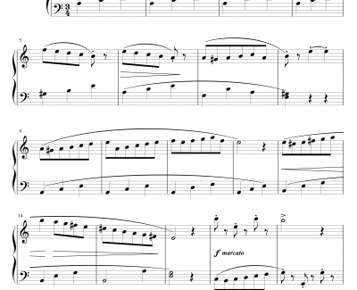 A小调练习曲钢琴谱-杜佛诺伊