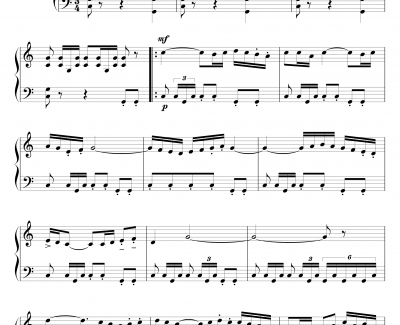 波莱罗舞曲钢琴谱-拉威尔-Ravel