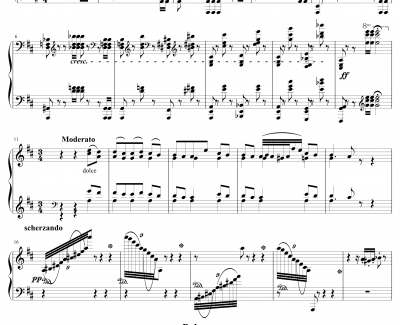 贝里尼清教徒引子和波兰舞曲S.391钢琴谱-李斯特