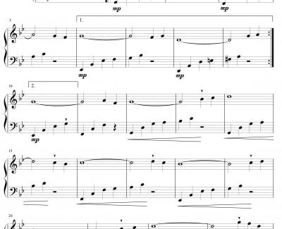 孤独改进版钢琴谱-未知分类