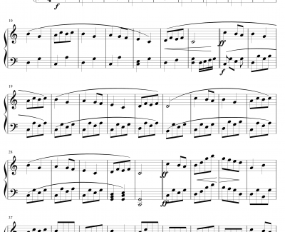 C大调前奏曲2钢琴谱-makang1998