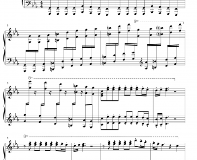Huljic Fiesta钢琴谱-Maksim Mrvica 狂欢节 马克西姆 -最接近原版-Maksim·Mrvica