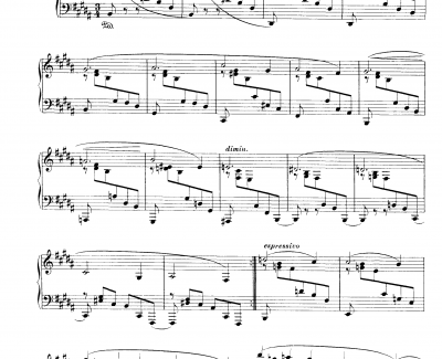 叙事曲钢琴谱-Op.10  No.4-勃拉姆斯