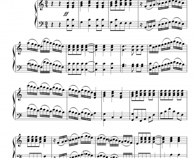 1812序曲钢琴谱-柴科夫斯基-Peter Ilyich Tchaikovsky