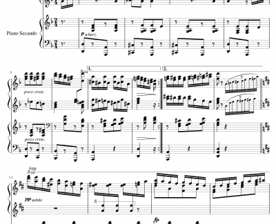 Italian Polka钢琴谱-意大利波尔卡-拉赫马尼若夫
