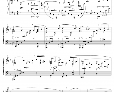 升c小调第五交响曲钢琴谱-第四乐章-小柔板-马勒-Z.D.Lin