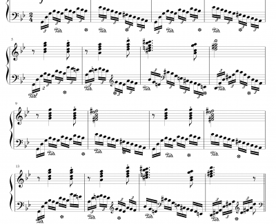 练习曲Op.72 No.2钢琴谱-莫什科夫斯基-Moszkowski