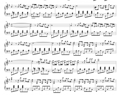 Spring Rain钢琴谱-Yiruma