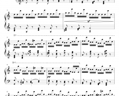 C大调练习曲钢琴谱-车尔尼Op740 No7-车尔尼-Czerny