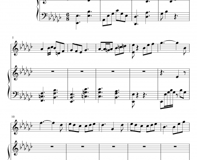 1874钢琴谱-陈奕迅
