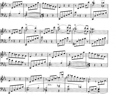 c小调第二谐谑曲Op.14钢琴谱-舒曼-克拉拉