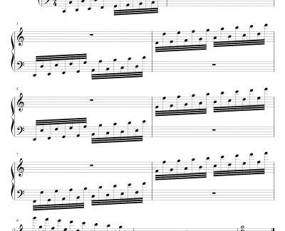 练习曲钢琴谱-1.3-gzf135