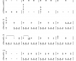 Minecraft背景音乐钢琴谱 丹尼尔 罗森菲尔德c418 琴艺谱