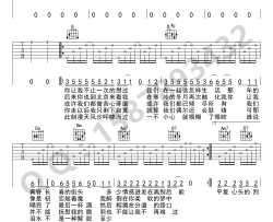 写给你的歌吉他谱-刘明汉-G调弹唱谱-简单版