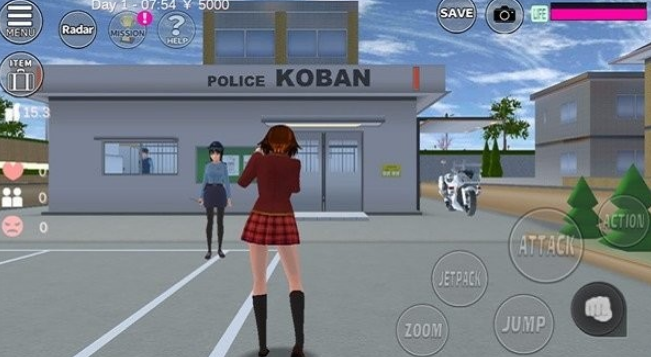 新濠天地xh3559校园模拟器英文版2024(SAKURA SchoolSimulator)